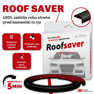 Krovna zaštita Roof Saver  za Fiat 500 Dolce Vita / Sky Dome (staklena streha) Petrol / Hybrid